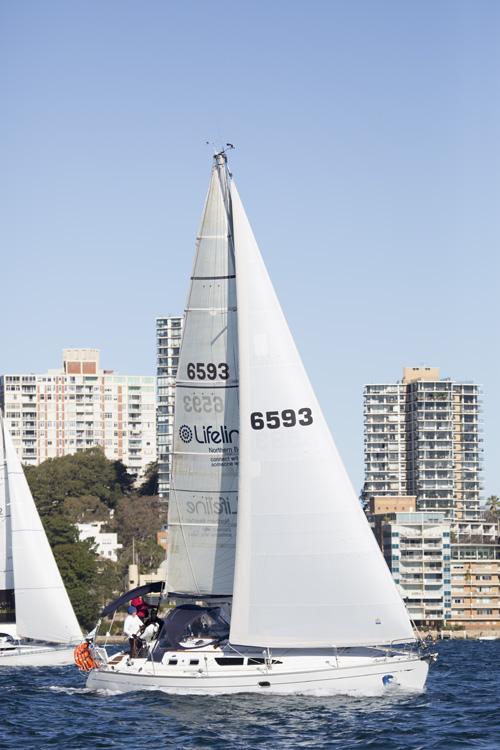 LuLu Belle won Division K overall despite finishing fifth in today's race - Land Rover Winter Series 2014 © David Brogan www.sailpix.com.au